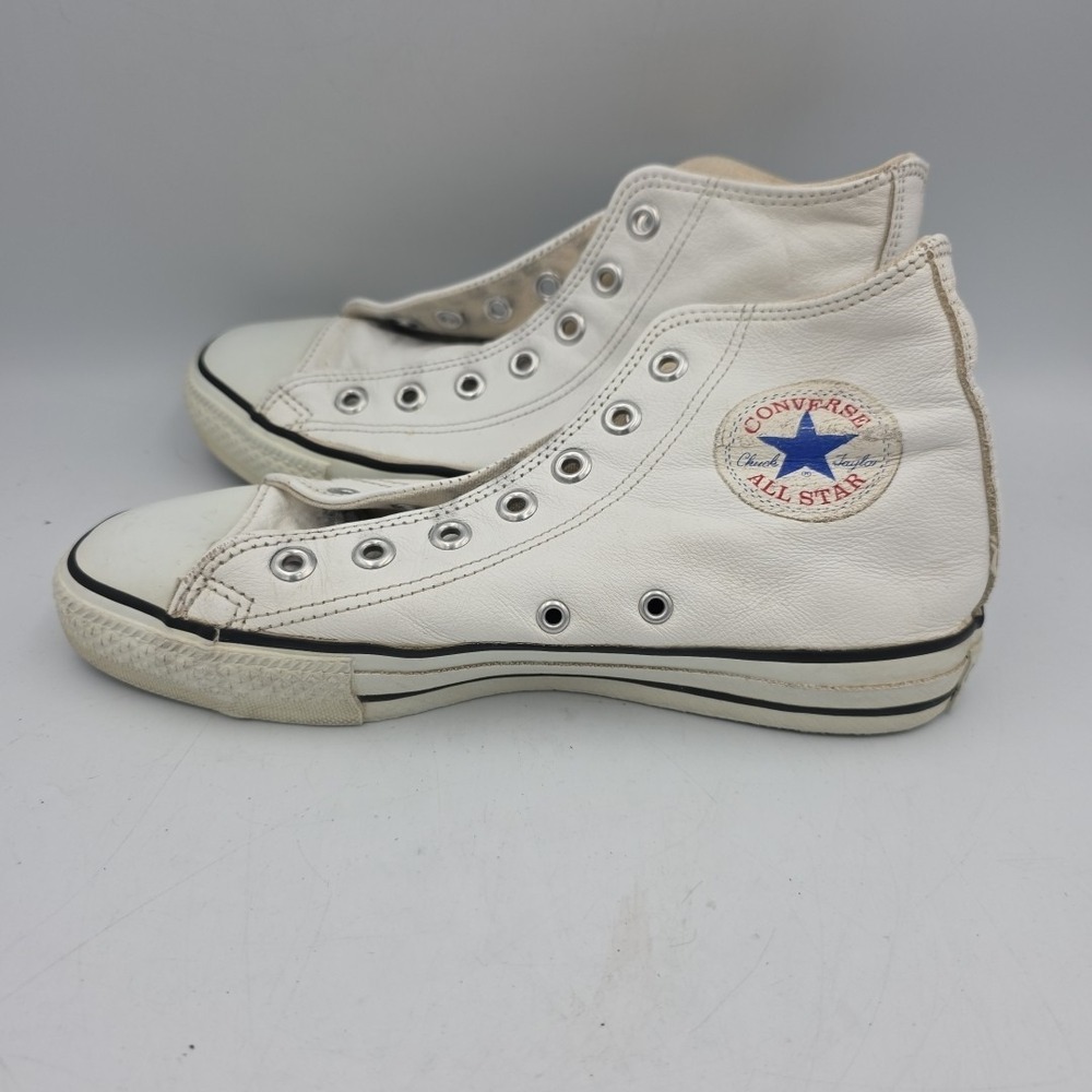 Vintage Converse Chuck Taylor All Star Lift High White/White‎ Women Size 5.5